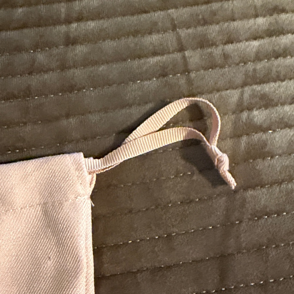 Stuart Weitzman Extra Large Pink Drawstring Dust … - image 4